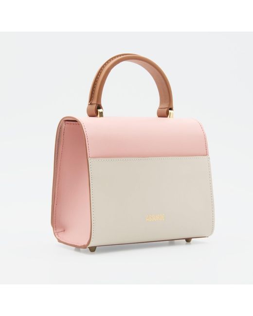 Absurde Pink One Way Leather Bag