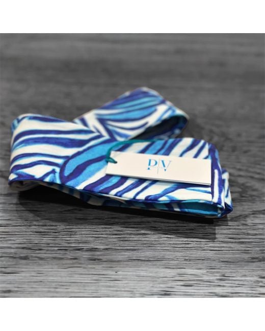 Perlavera Blue Zelda Sentry Cerulean Printed Belt