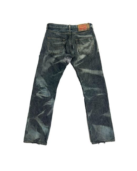 Zasta Studio Blue Carbon Clash Denim Pants