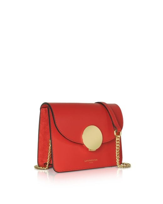 Le Parmentier Red New Ondina Mini Shoulder Bag