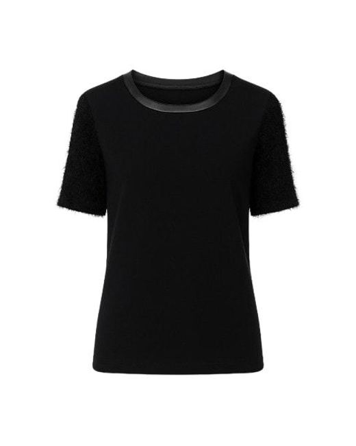 Conquista Black Panel Detail Top