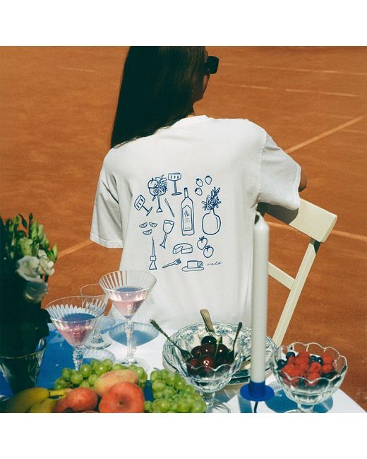 VLD White Griffith Picnic T-Shirt
