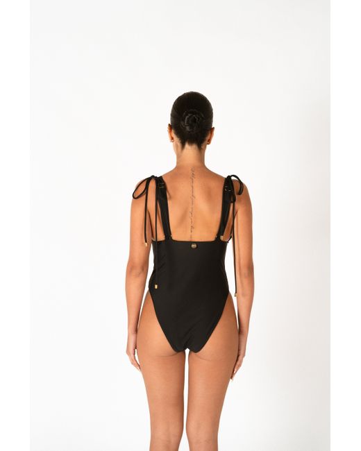 Bélmuso Swimwear Black Garça Swimsuit