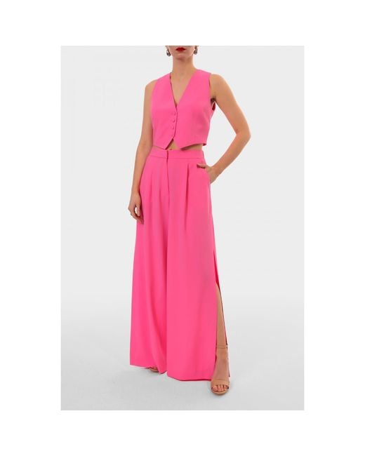 AGGI by HALEWSKI Pink Sylvia Barbie Suit Vest