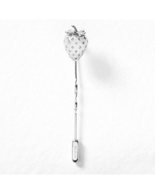 Lee Renee Metallic Strawberry Tie Pin – for men