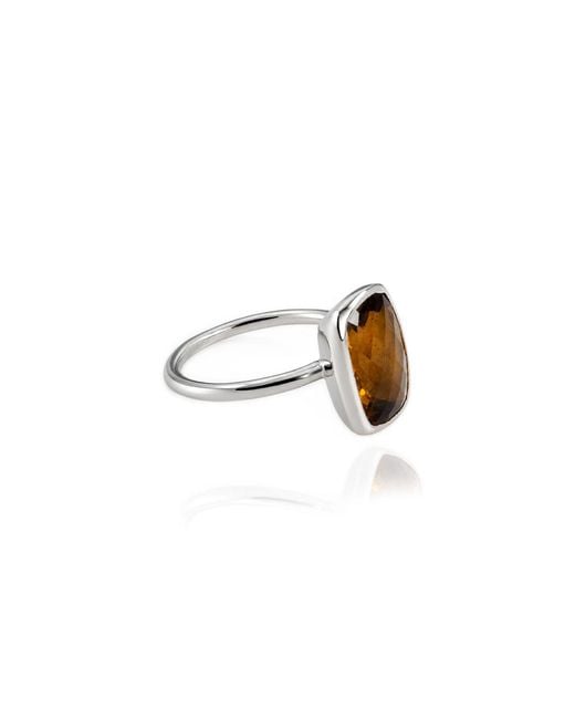The Jewellery Store London Metallic Desert Sunrise Quartz Ring