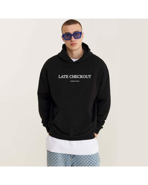 mysimplicated Black Cotton Hoodie for men
