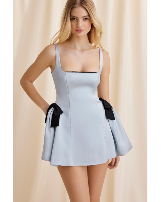 Scarlett Gasque Blue Eclipse Mini Dress
