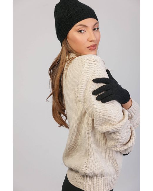 Maison Bogomil Natural Neutrals Chunky Collared Sweater