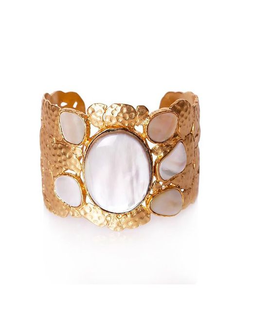 Christina Greene Metallic Confetti Cuff