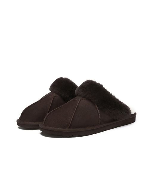 EverAu Australia Brown Magpie Slippers for men