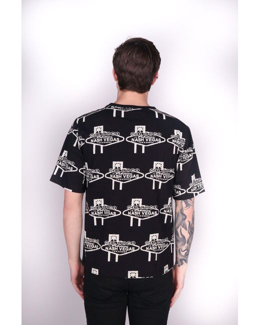 Any Old Iron Black Nashvegas Printed T-Shirt for men
