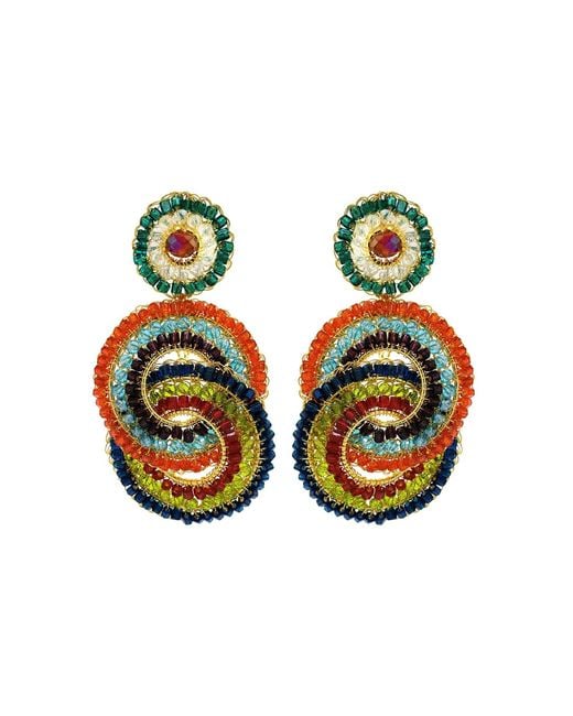 Lavish by Tricia Milaneze Multicolor Loki Handmade Earrings