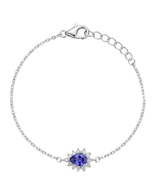 Latelita London Metallic Phillippa Bracelet Tanzanite