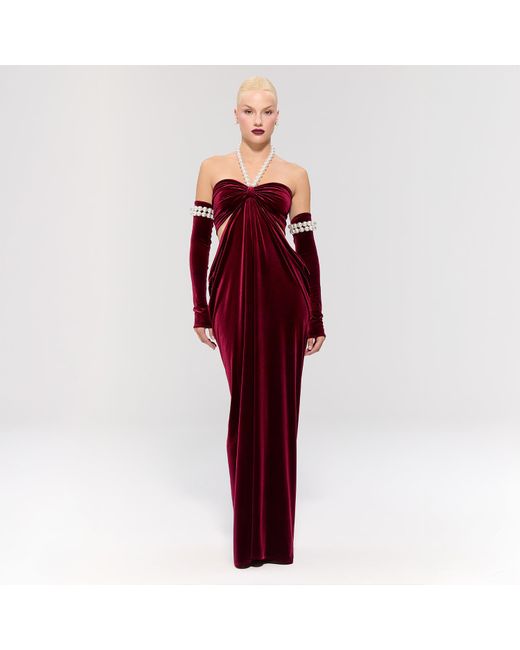 Nur Karaata Red Royal Ancestry Dress