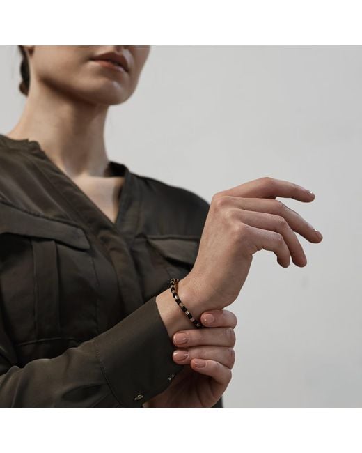 Harbour Uk Red Freya Vermeil Rope Bracelet