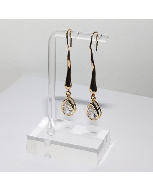 Studio Baloge Metallic Suspendue Goutte Earrings