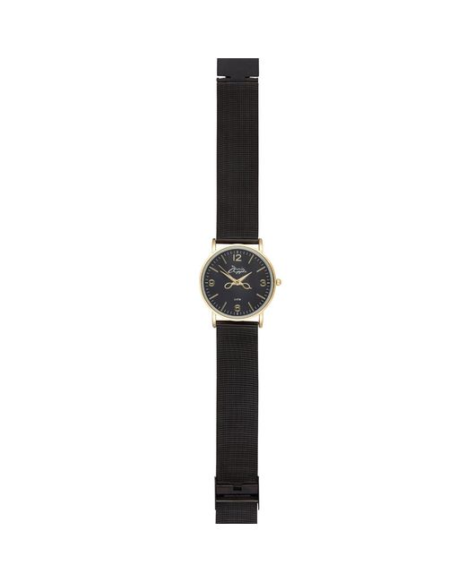 Bermuda Watch Company Black Annie Apple Alore/ Mesh Hairdresser Scissor Hands Watch