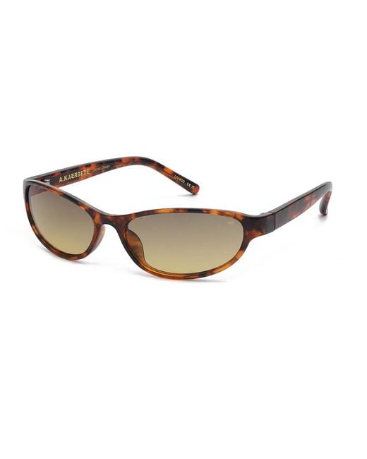 A.Kjærbede Brown Alexa Sunglasses Havana