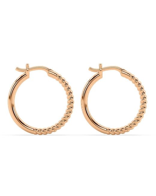 Onia Metallic Braided Everyday O-Hoops