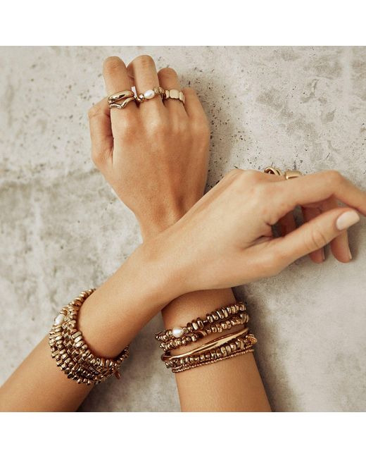 ARMS OF EVE Metallic Simi Two Tone Ring