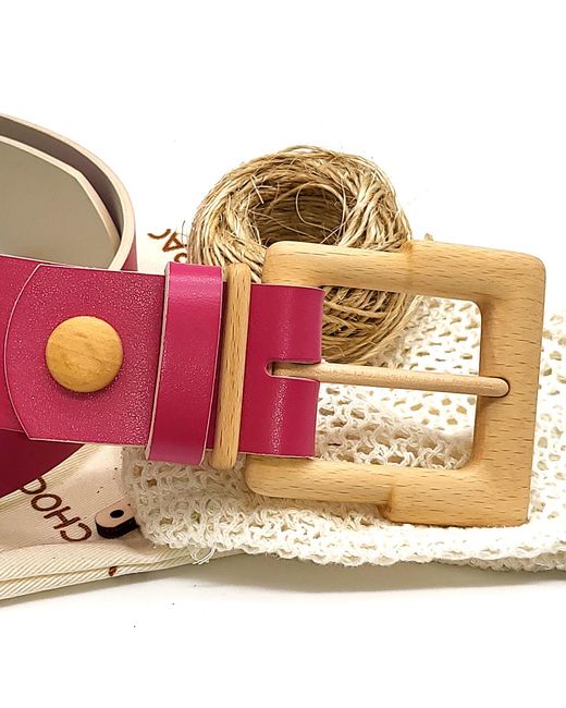 Wood Belt Pink Powell Pride 425