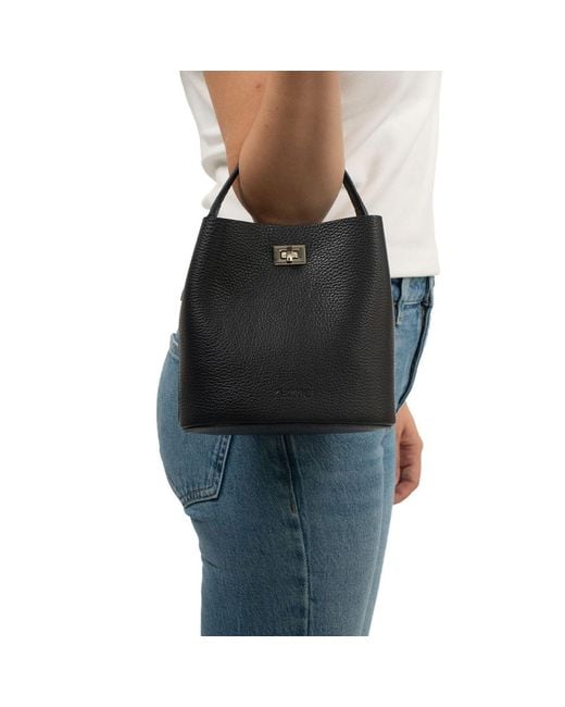 Hamel Atelier Blue Riva Leather Crossbody Bag