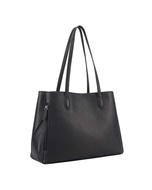 Lloyd Baker Black Adelaide Leather Shoulder Bag