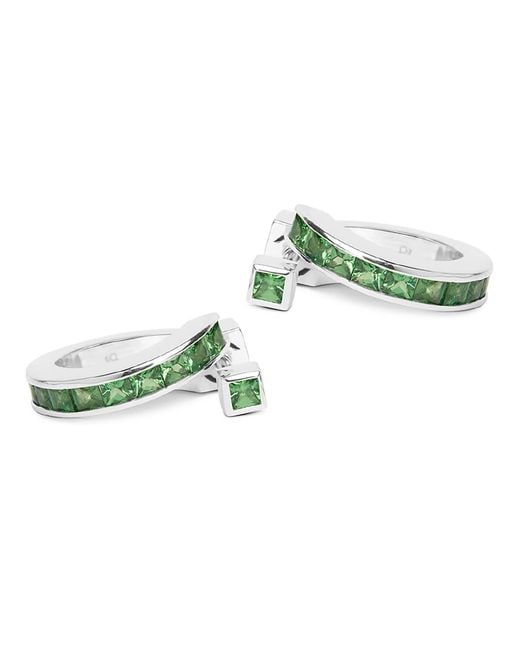 Kasun Green Vortex Tsavorite Earrings –