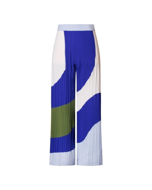Chuks Collins Blue Luka Pants for men