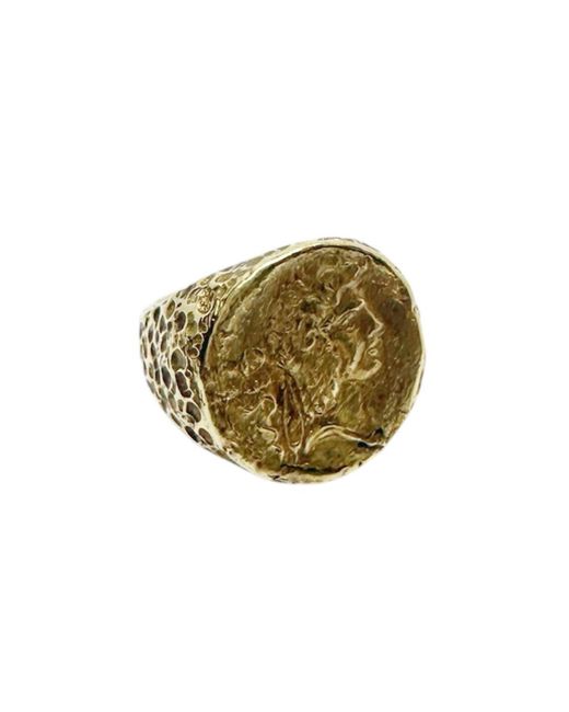 Tg-Jewellery by Tamara Gervasio Metallic Chunky Roman Coin Ring
