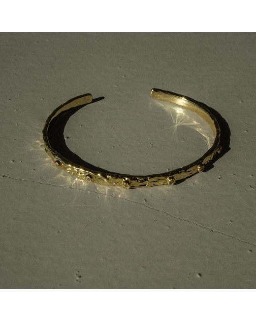 Martina Rozenberg Smira Jewelry White Roca Bangle Bracelet