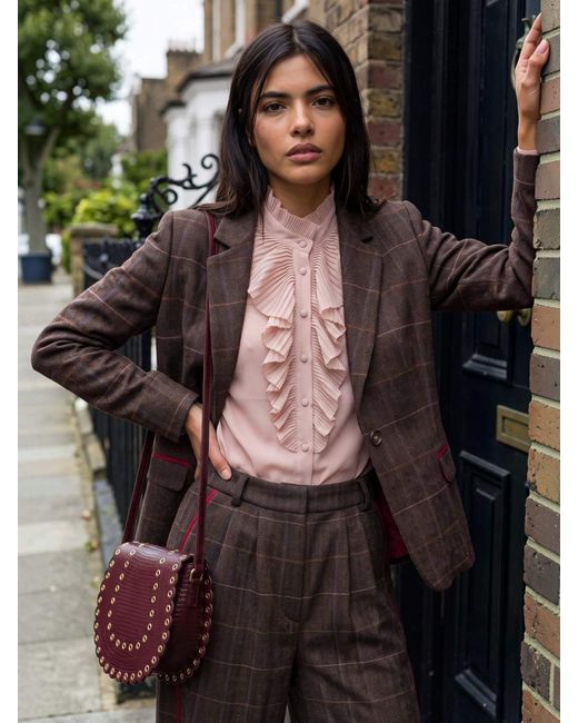 Nooki Design Brown Robina Check Jacket