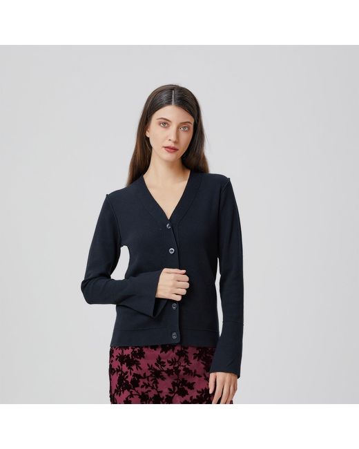 Smart and Joy Black V Neckline Cardigan