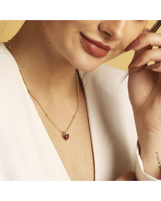 Lila Rasa Metallic Rhodonite May Birthstone For Self-Love & Balance Jewellery Set Necklace, Earrings & Bracelet
