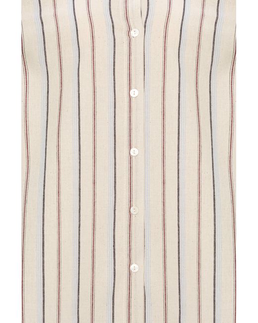 Unexpectedone White Neutrals Shades Of Shirt Burgundy Matching Soul Mate Side Slit Trousers