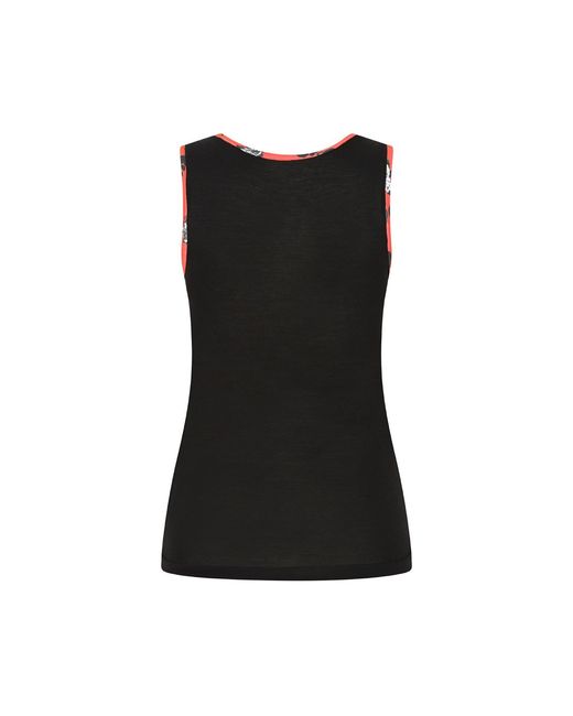 Sophie Cameron Davies Black Cotton Vest Top