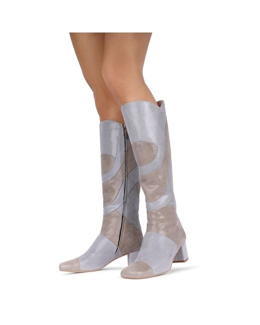 Terry De Havilland Gray Val Knee Boot