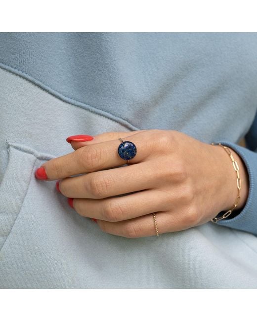 Kate Koel Blue Statement Ring