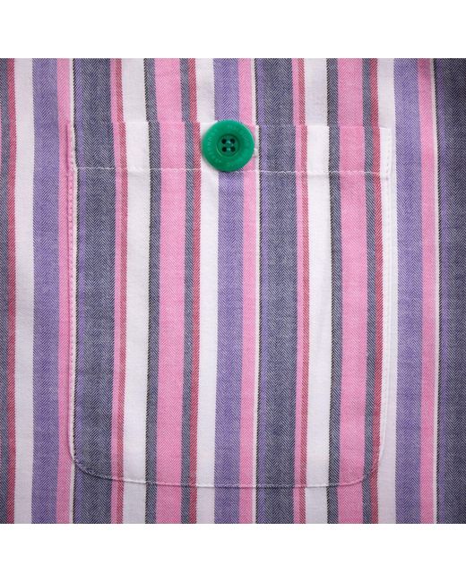 Lounge Purple Organic Brushed Cotton Loungewear Trousers-Pants, And