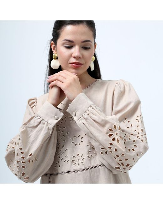 Thisisu Collection Natural Neutrals Clara Maxi Dress