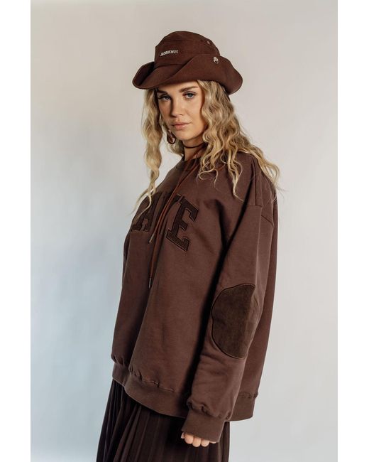 Rave on Trend Brown Oversized Rave