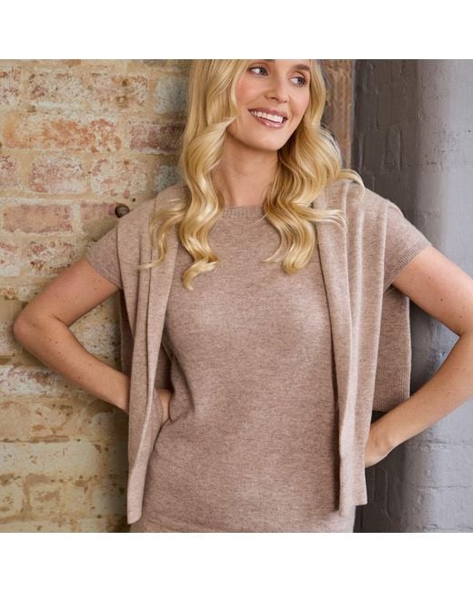 Cove Natural Cashmere Fawn Hoodie