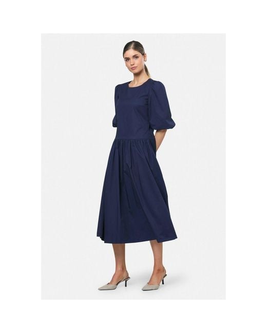 Helen Mcalinden Blue Iris Marine Dress