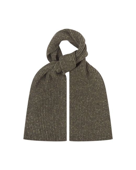 Uskees Green Donegal Wool Scarf for men
