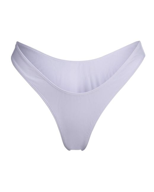 Minimale Animale Purple Wall Street Brief Bikini Bottom