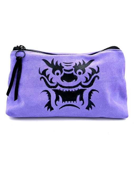 Lynn Tallerico Purple Mahjong Tile Bag