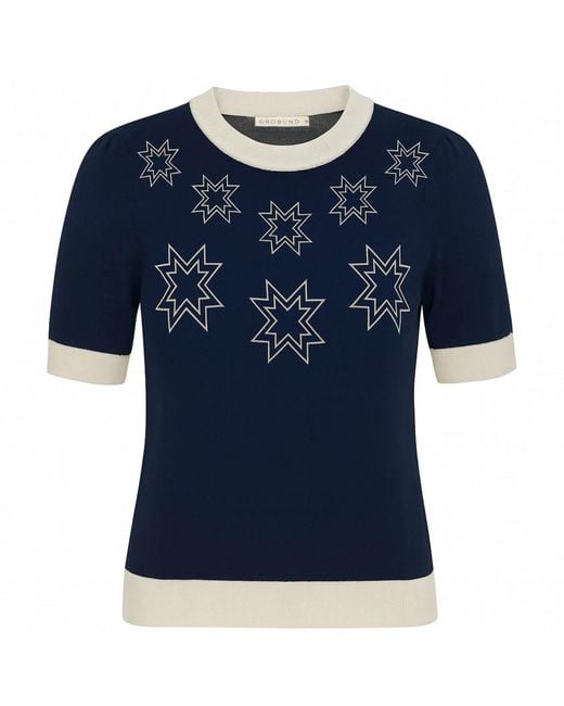 GROBUND Blue Alva Tee