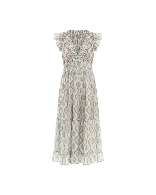 Bindu Gray Cora Dress