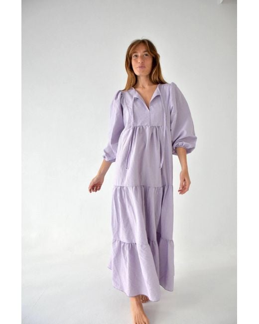 Mind Traveler Purple Gabriela Dress